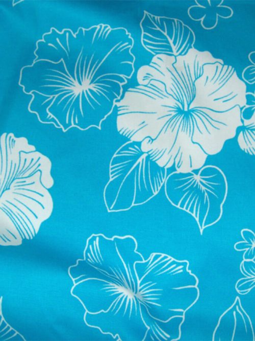 2021 Printed in blue with flowers