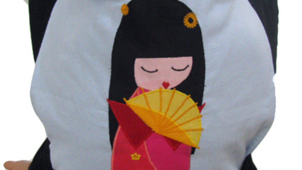 Aplique Kokeshi