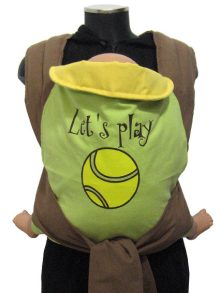 Iron-on Let's play (tennis)