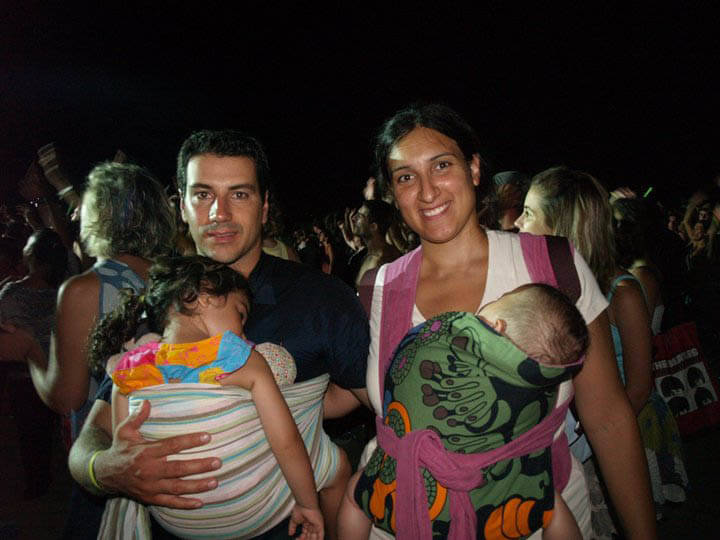 Οικογένεια babywearers