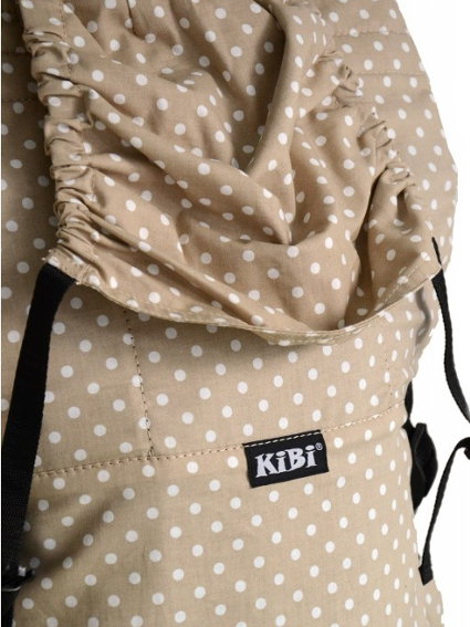 Μάρσιπος Αγκαλιάς KiBi Beige White από τα Αστεράκια - Image 2