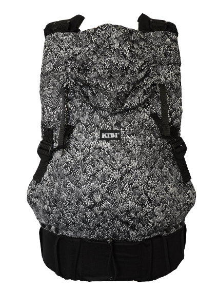 KiBi Evo Baby Carrier Dandelion Black via Asteraki Slings