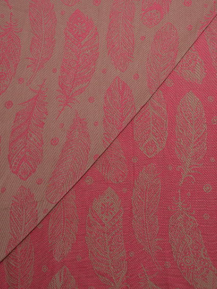 Ζακάρ Υφαντός Μάρσιπος Αγκαλιάς Ring Sling Feather Virtual Pink - Image 2