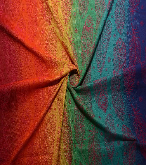 Ζακάρ Υφαντός Μάρσιπος Αγκαλιάς Ring Sling Rainbow Cherry - Image 2