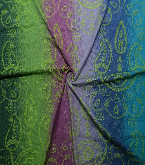 Ζακάρ Υφαντός Μάρσιπος Αγκαλιάς Ring Sling Rainbow Shadow Garden - Image 2