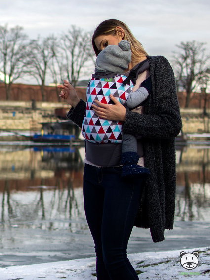 Red Triangles Standard Baby Carrier - Image 5