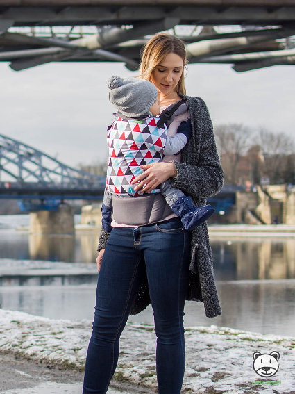 Red Triangles Standard Baby Carrier - Image 4