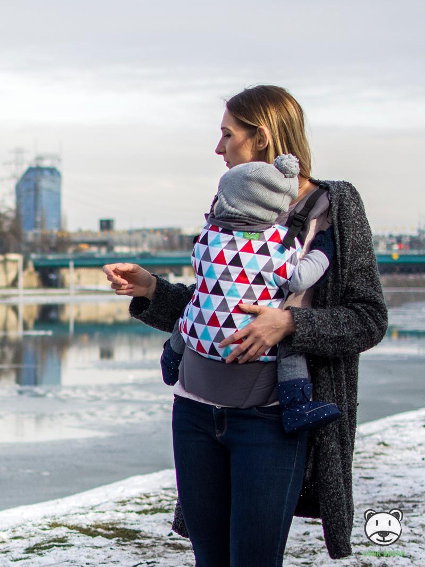 Red Triangles Standard Baby Carrier - Image 3