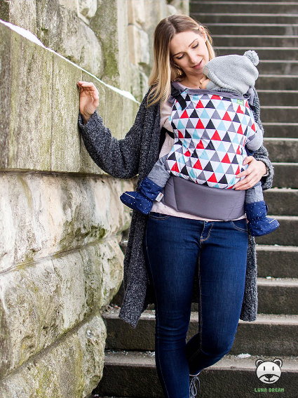 Red Triangles Standard Baby Carrier - Image 2