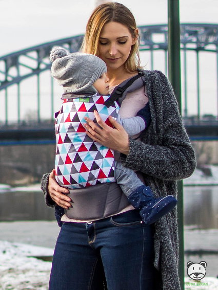 Red Triangles Standard Baby Carrier - Image 6
