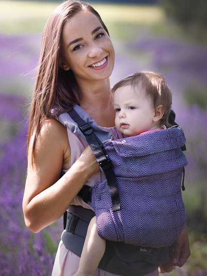 Μάρσιπος Αγκαλιάς Kinder Hop Diamond Lavender από τα Αστεράκια - Image 4