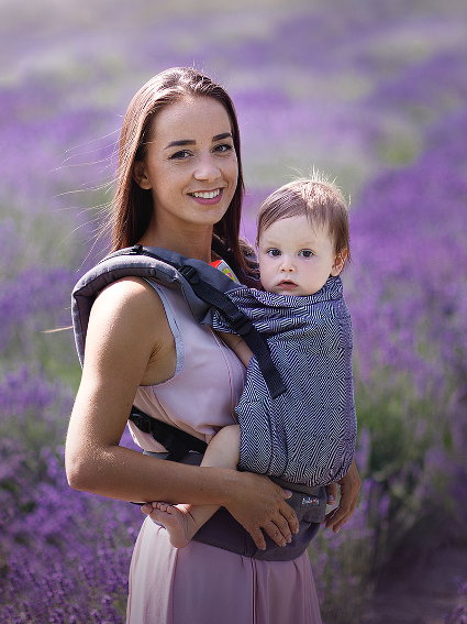 Μάρσιπος Αγκαλιάς Kinder Hop Diamond Lavender από τα Αστεράκια - Image 3