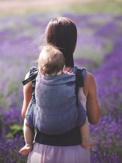 Μάρσιπος Αγκαλιάς Kinder Hop Diamond Lavender από τα Αστεράκια - Image 7