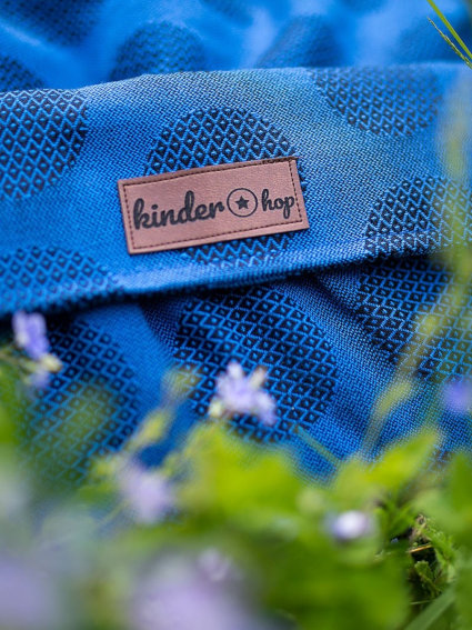 Μάρσιπος Αγκαλιάς Kinder Hop Blue Dots All Fabric από τα Αστεράκια - Image 5