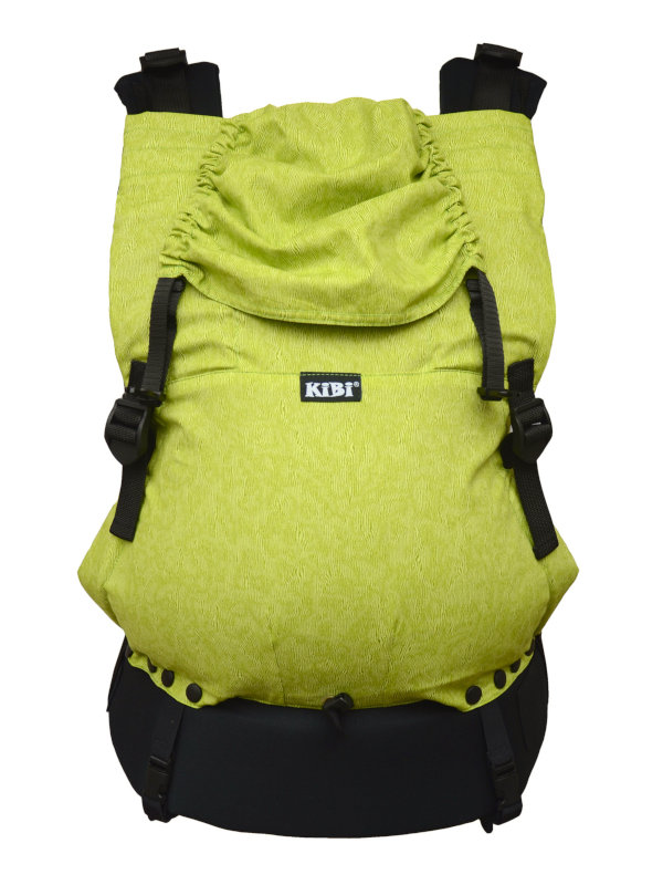 KiBi Evo Baby Carrier Fusion Energy Green via Asteraki Slings - Image 2