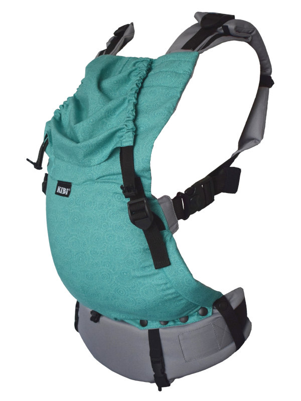 Μάρσιπος Αγκαλιάς KiBi Evo Dandelions Turquoise Grey από τα Αστεράκια - Image 3