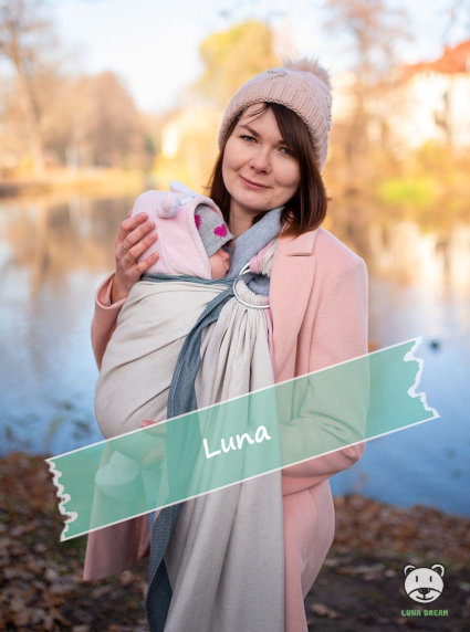 Μάρσιπος Αγκαλιάς Ring Sling Diamond Creamy