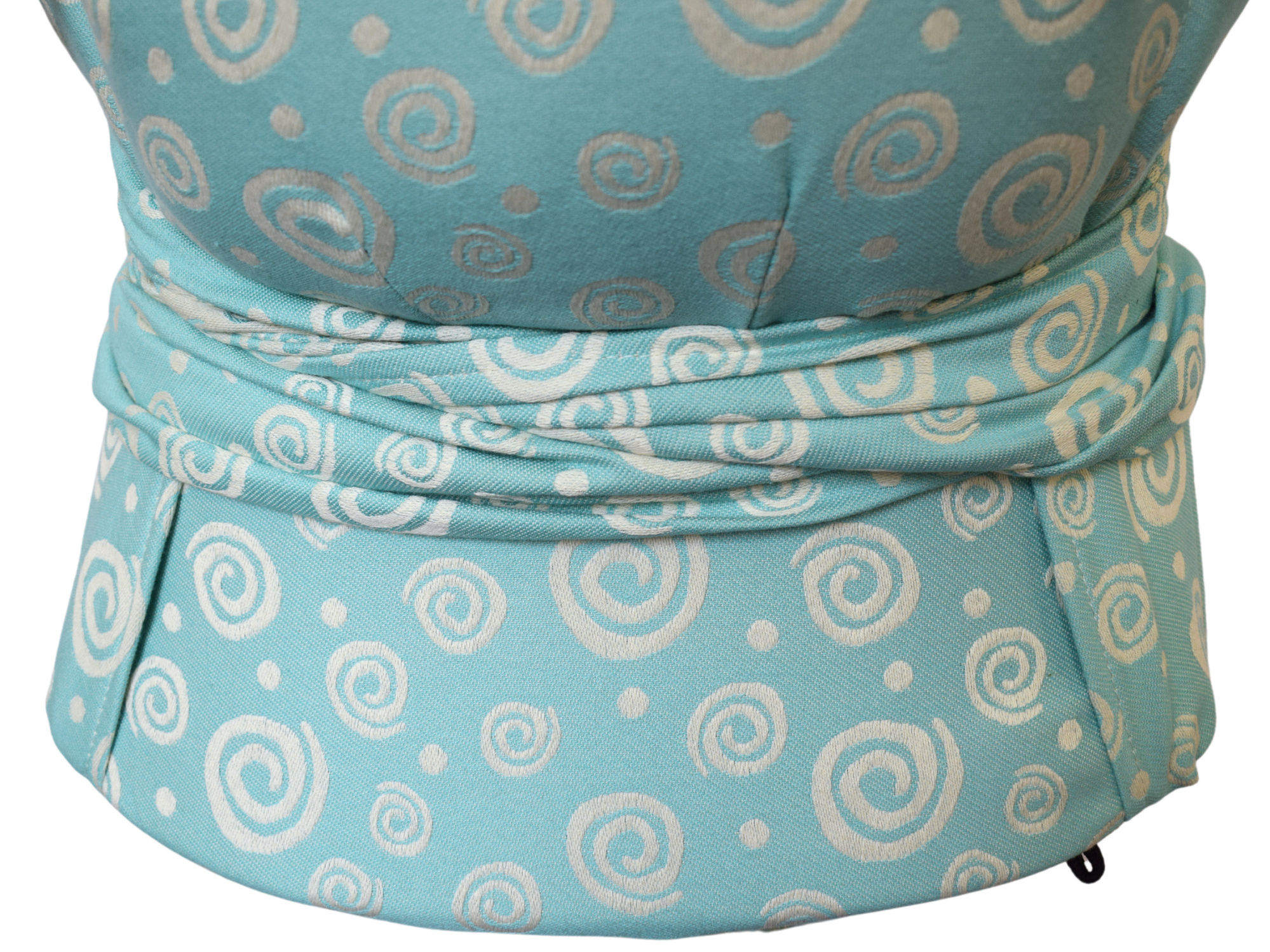 Εργονομικός μάρσιπος KiBi Newborn Tai Turquoise Spirals από την πρώτη μέρα
