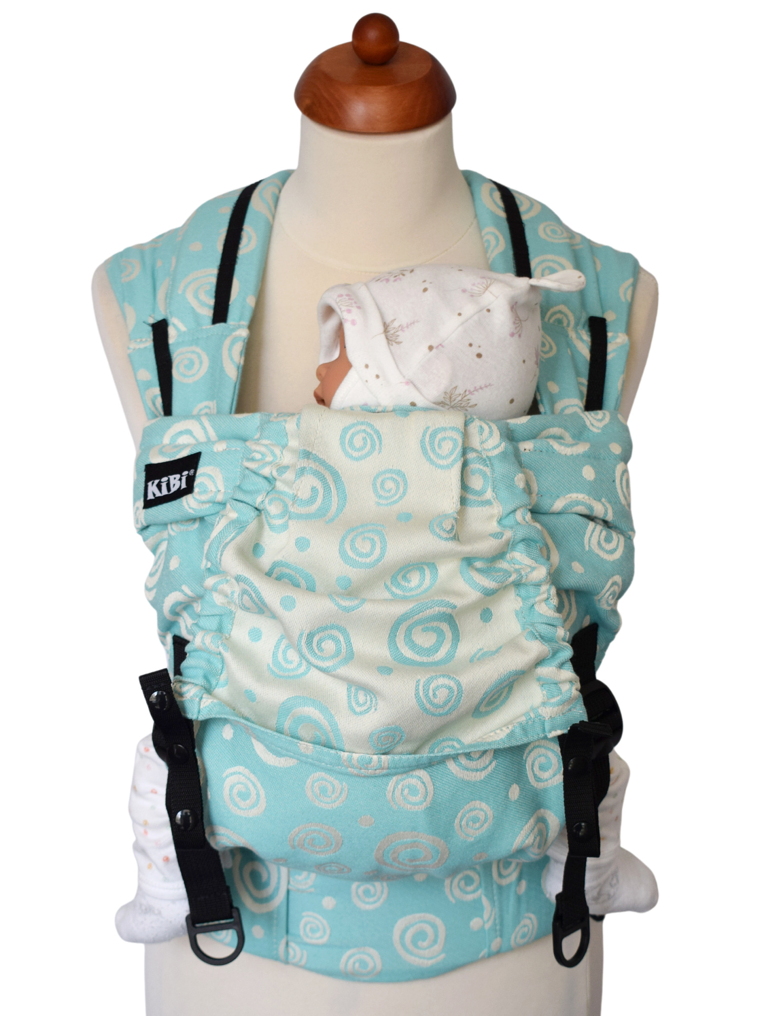 KiBi Newborn TAI Turquoise Spirals - Image 6