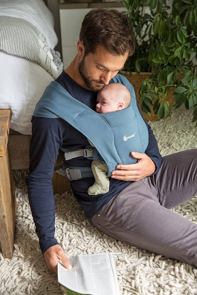Εργονομικός Μάρσιπος Ergobaby Embrace Oxford Blue