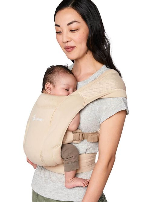 Μάρσιπος για νεογέννητα Ergobaby Embrace Soft air mesh cream