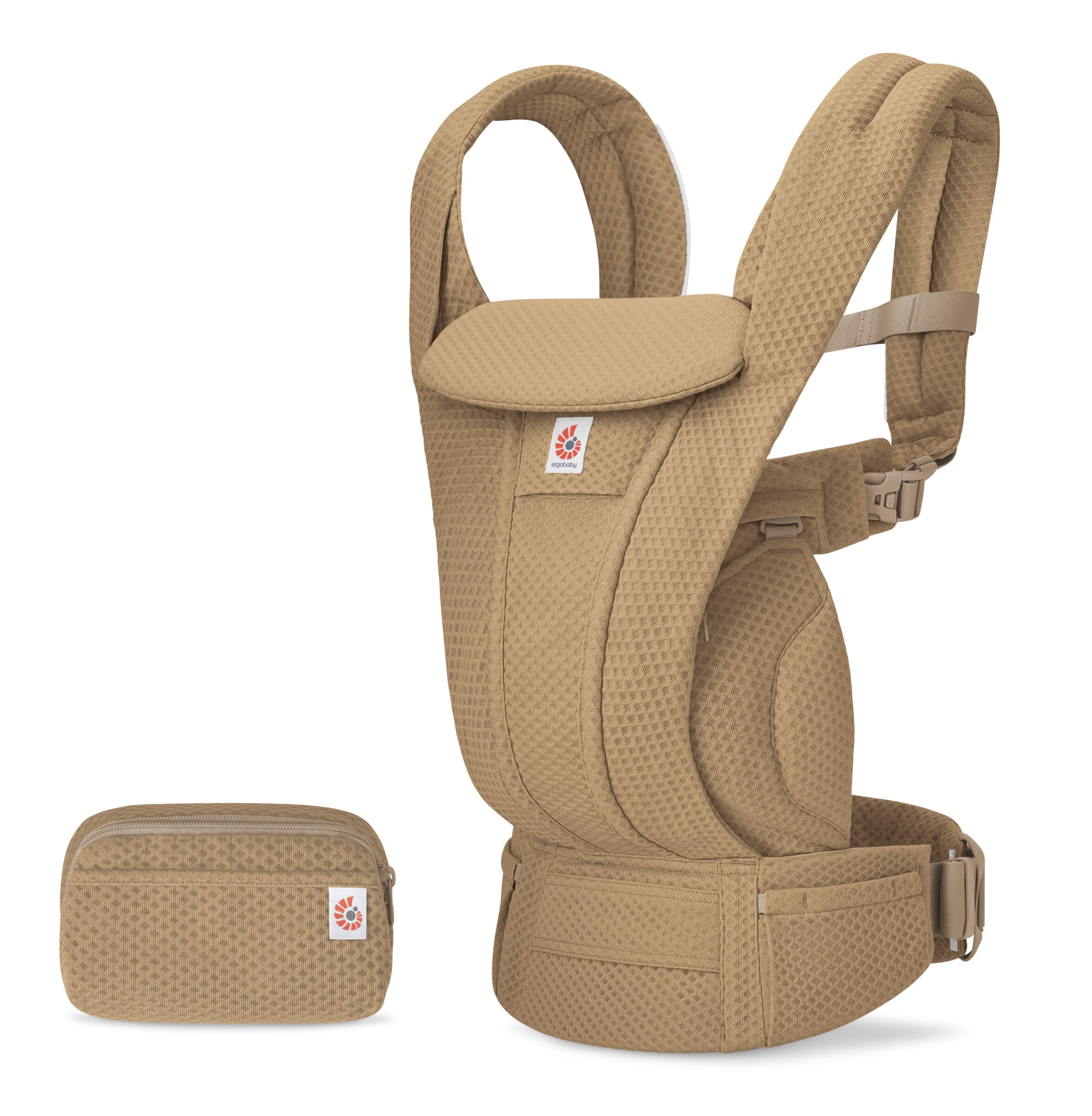 Εργονομικός μάρσιπος Ergobaby Omni Deluxe Camel για όλες τις θέσεις και όλες τις ηλικίες