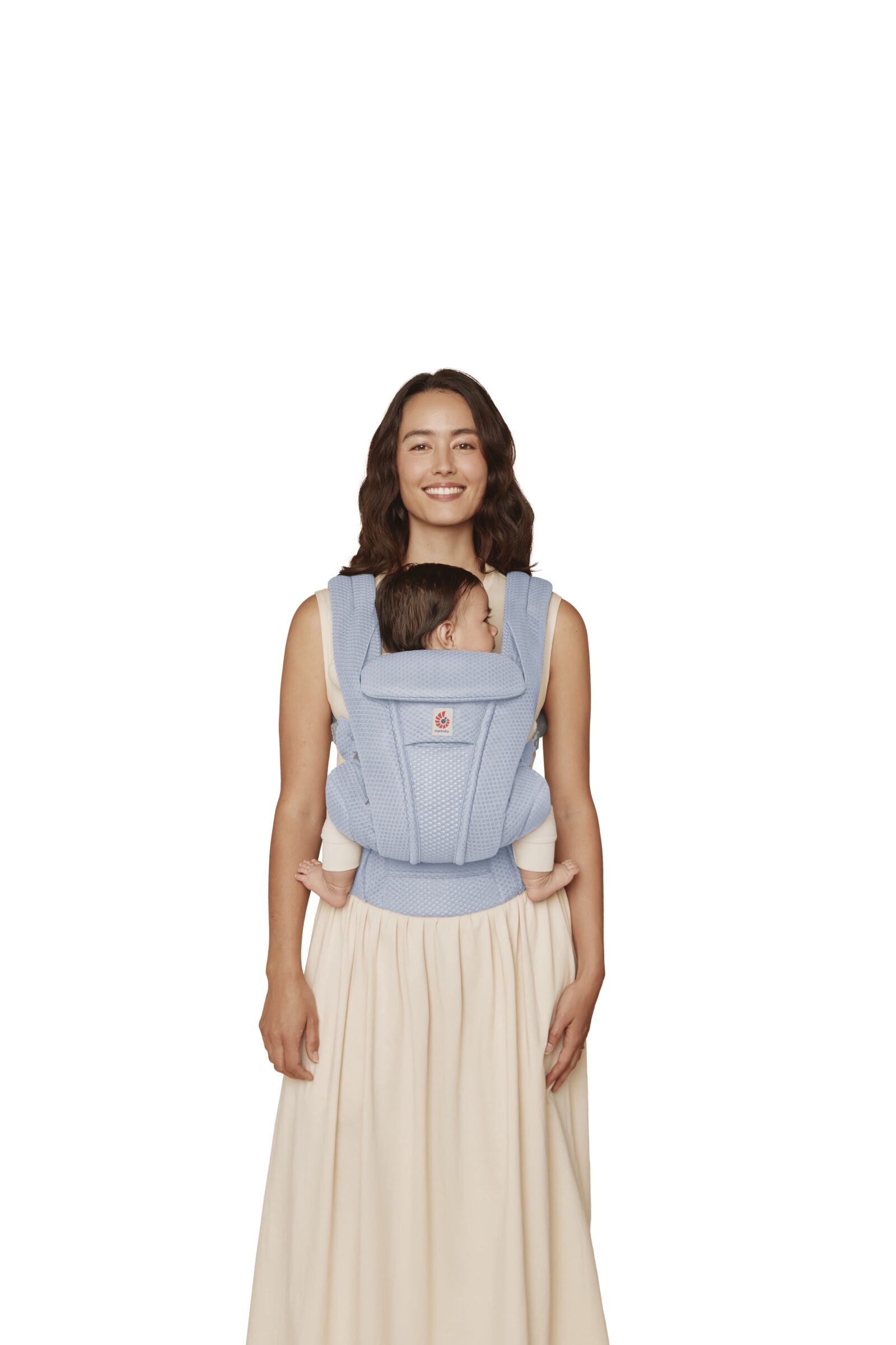Εργονομικός μάρσιπος Ergobaby Omni Deluxe Serene Blue για όλες τις θέσεις και όλες τις ηλικίες