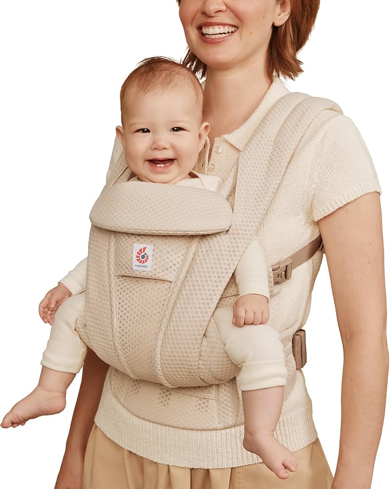Εργονομικός μάρσιπος Ergobaby Omni Deluxe Natural Beige, για όλες τις θέσεις, για όλες τις ηλικίες