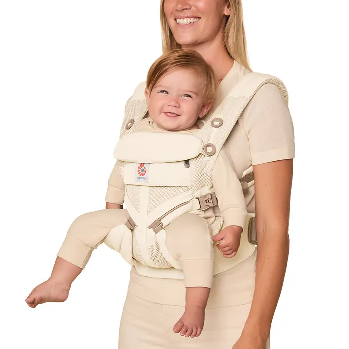 Εργονομικός μάρσιπος Ergobaby Classic Mesh Natural Beige, για όλες τις θέσεις, όλες τις ηλικίες