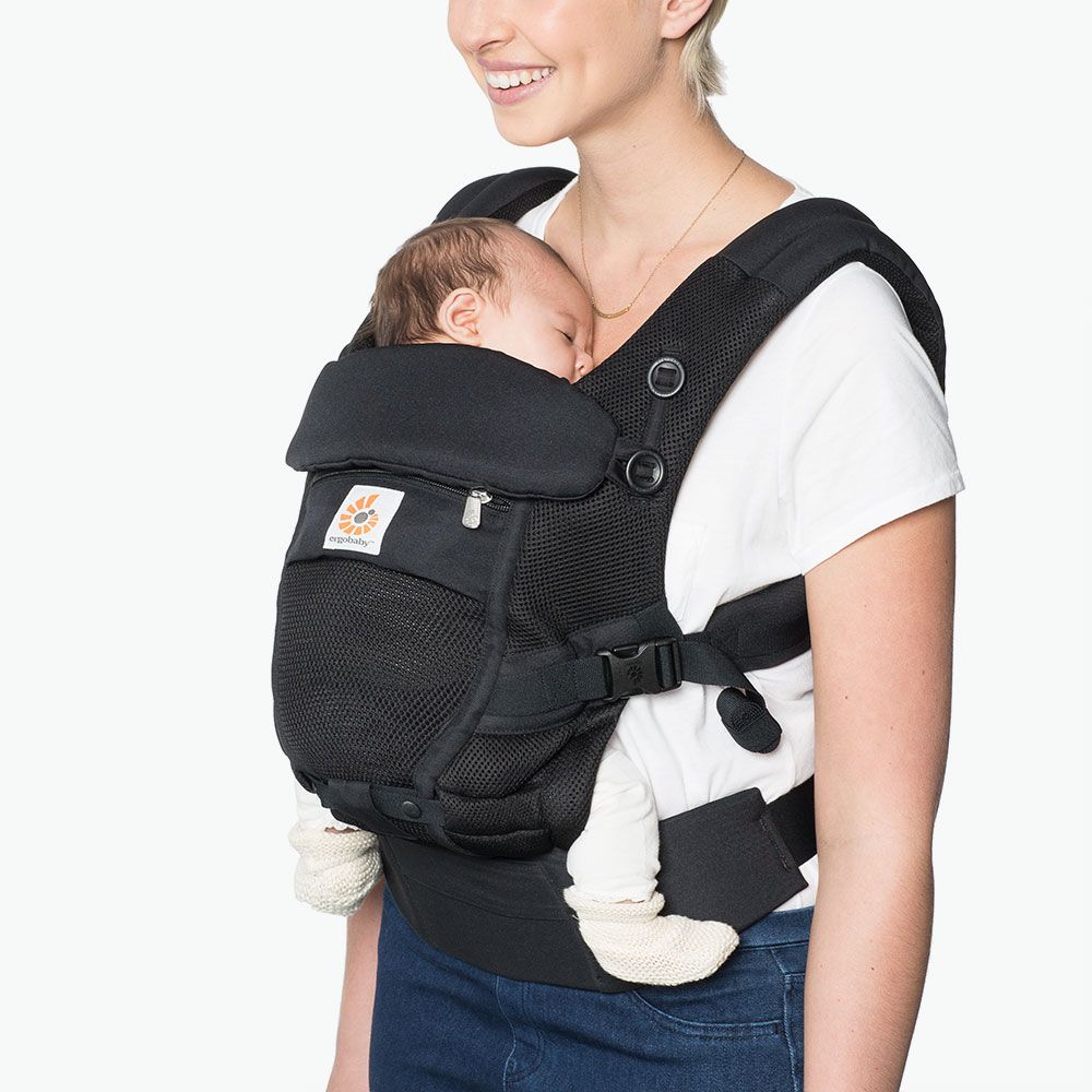Εργονομικός μάρσιπος Ergobaby Adapt Onyx Black από νεογέννητο ως 3 ετών